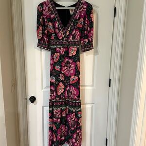 Farm Rio flower maxi dress size large